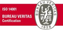 Bureau Veritas ISO14001 certification logo