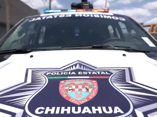 The state of Chihuahua police car