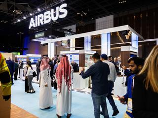 Airbus booth at CCW 2024 Dubai