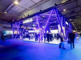 CCW 2025 global stand view with blurry crowd