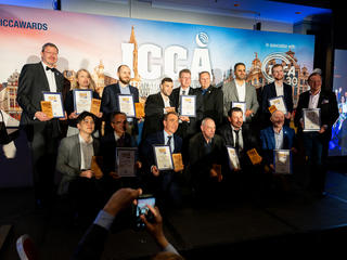 CCW 2025 ICCA ceremony group photo with all winners