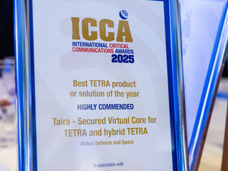 CCW 2025 ICCA Taira Best TETRA product highly commended