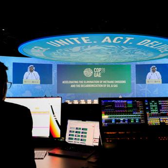 cop 28 airbus - control room setting