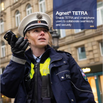 Agnet TETRA brochure cover