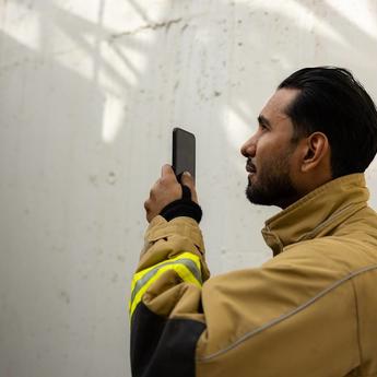 fireman using agnet
