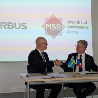 MSB and Airbus signature to migrate TETRA Swedish communications network to broadband