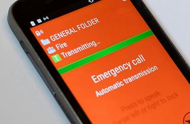 Emergency call in push-to-talk app Emergency call in push-to-talk app