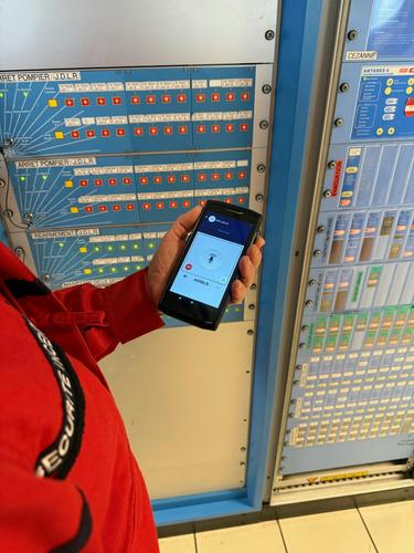 Agnet mobile app used by security and fire team in Pays d'Aix hospital Agnet mobile app used by security and fire team in Pays d'Aix hospital