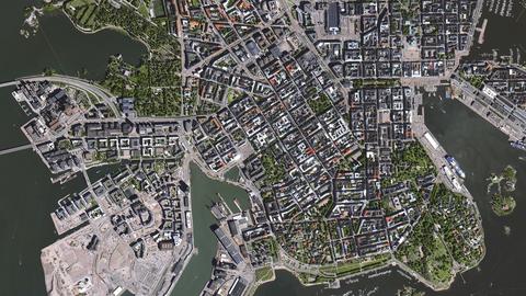 Helsinki satellite image