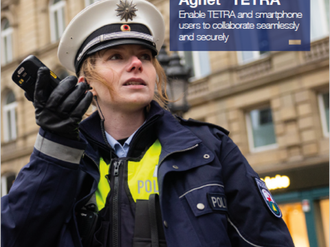 Agnet TETRA brochure cover