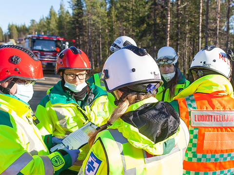 Planning teamwork in forest environment