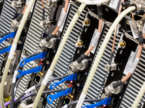 Tetrapol MBS base station close view