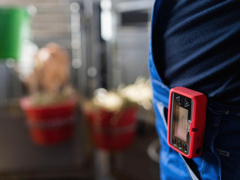 P8GR pager in use