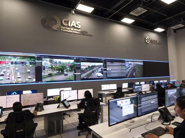 Airbus’ MXLINK control room in Mexican State Government of Querétaro