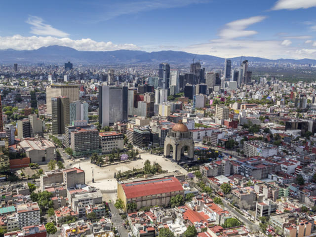 city view mexico latin america
