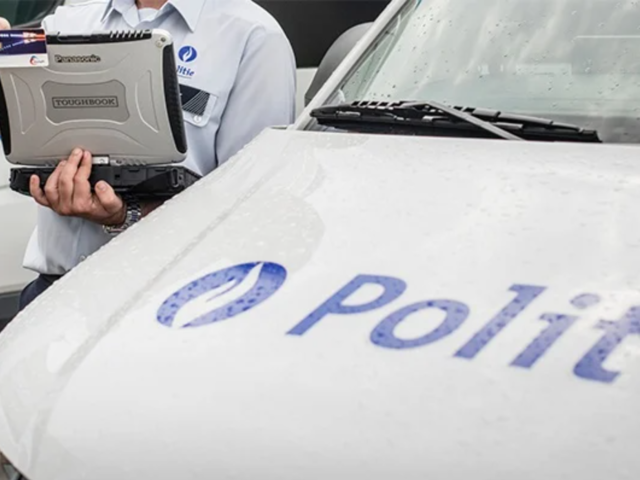 Belgian police car