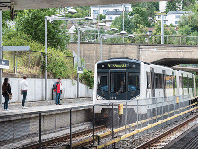 Metro station in Oslo