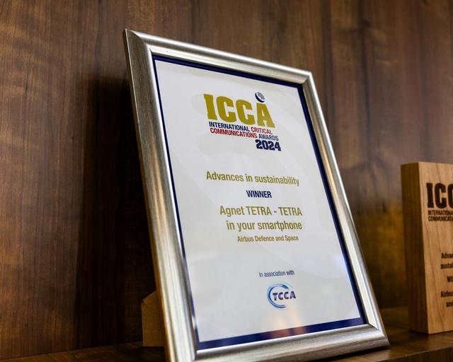 ICCA 2024 ceremony - Agnet TETRA award for Advances in sustainability