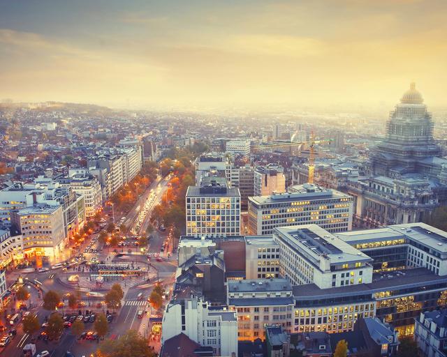 Brussels from taken from above Brussels from taken from above