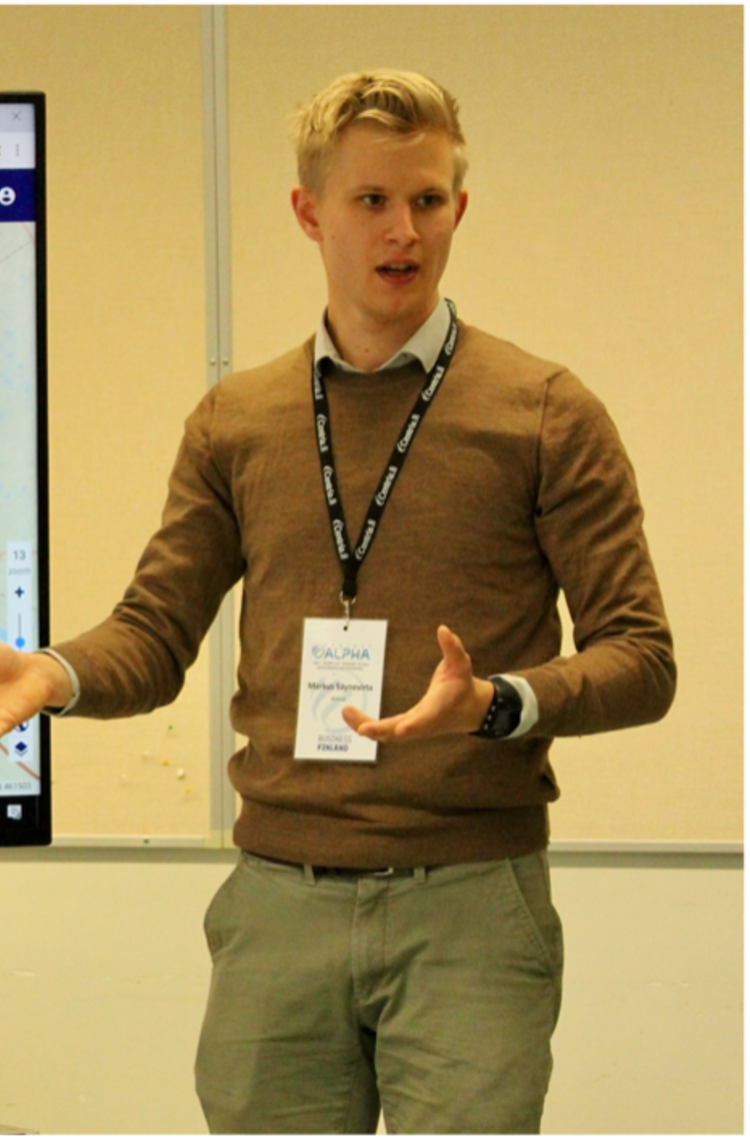 Alpha project Markus Säynevirta presenting the one atlas map Alpha project Markus Säynevirta presenting the one atlas map