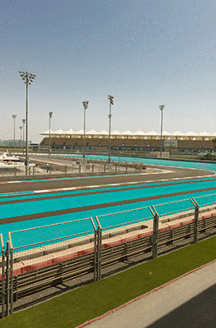 Yas Marina circuit at Formula one Abu Dhabi Grand Prix Yas Marina circuit at Formula one Abu Dhabi Grand Prix