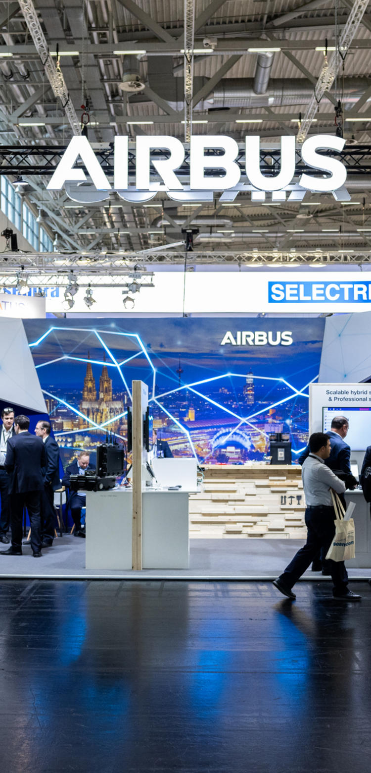 Airbus stand at PMRExpo 2023 Airbus stand at PMRExpo 2023