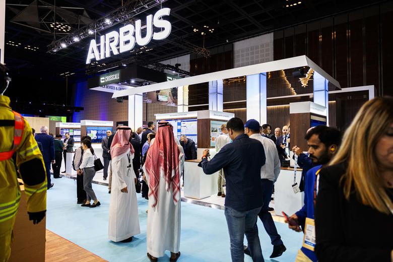 Airbus booth at CCW 2024 Dubai