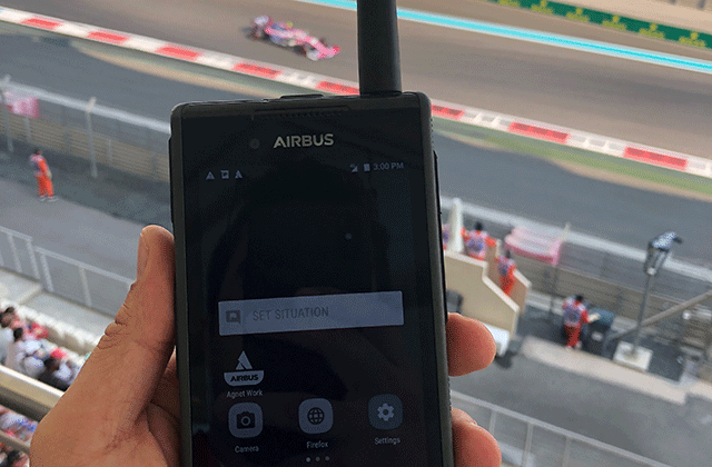 Tactilon Dabat at Formula one Abu Dhabi Grand Prix