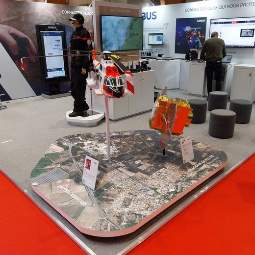 CNSPF 2024 Space Helicopters solutions Airbus stand